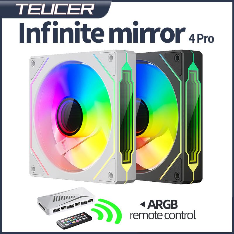 Case Fan Controller - Teucer sonsuz ayna 4Pro 120mm PC