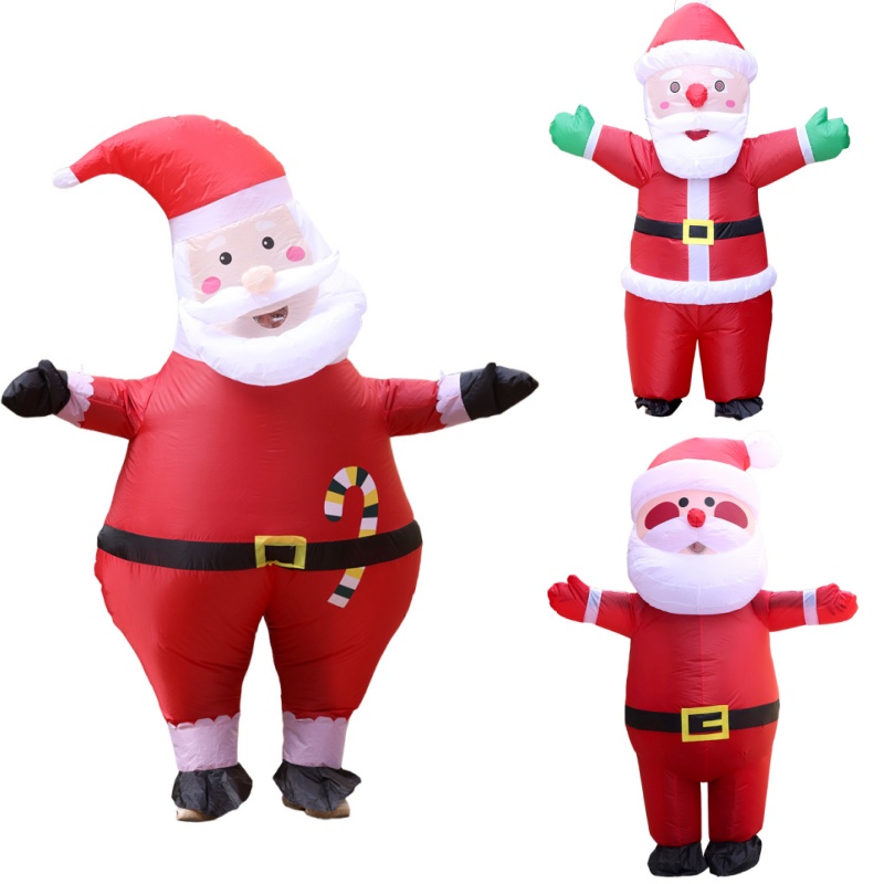 Case Fans - Cadılar Bayramı Yetişkin Noel Baba Şişme
