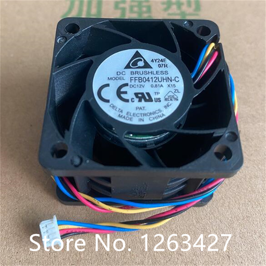 Case Fan Controller - Toptan fan: 4028 12V 0.81A FFB0412UHN-C