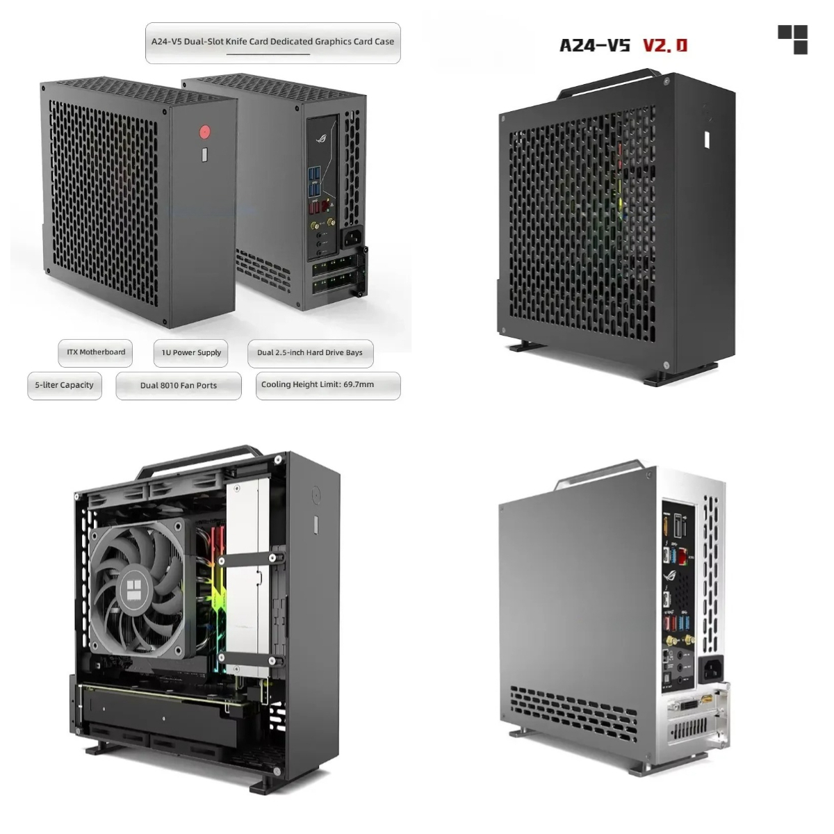 5 Litre Mini A24-V5 2.0 Çift Y - Pc Chassis incelemesi ve fiyatı