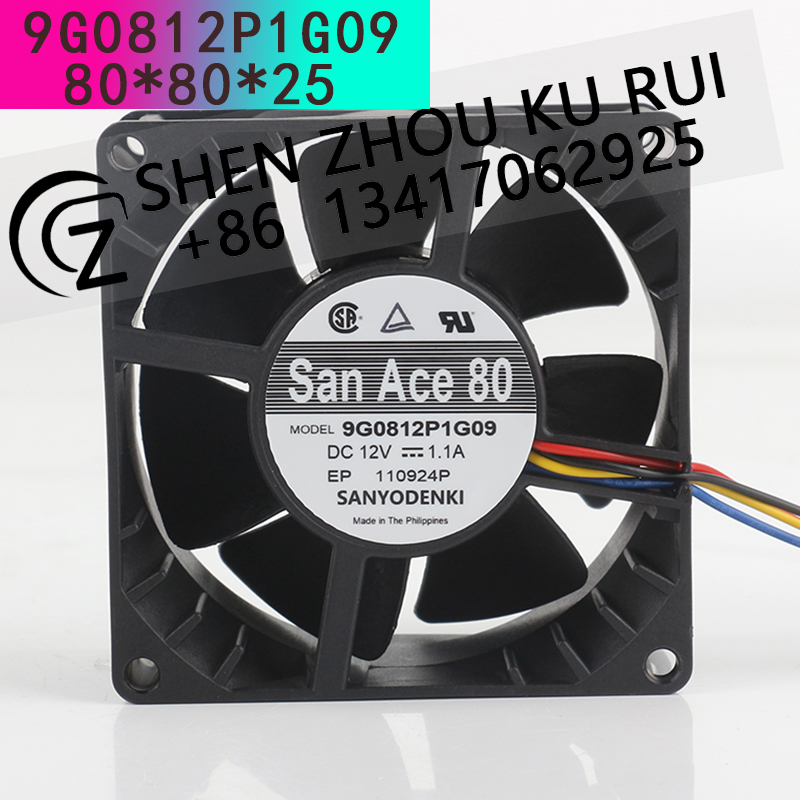 Sanyo 12V 1.1A AC EC 8038 80x8 - Case Fan Controller incelemesi ve fiyatı