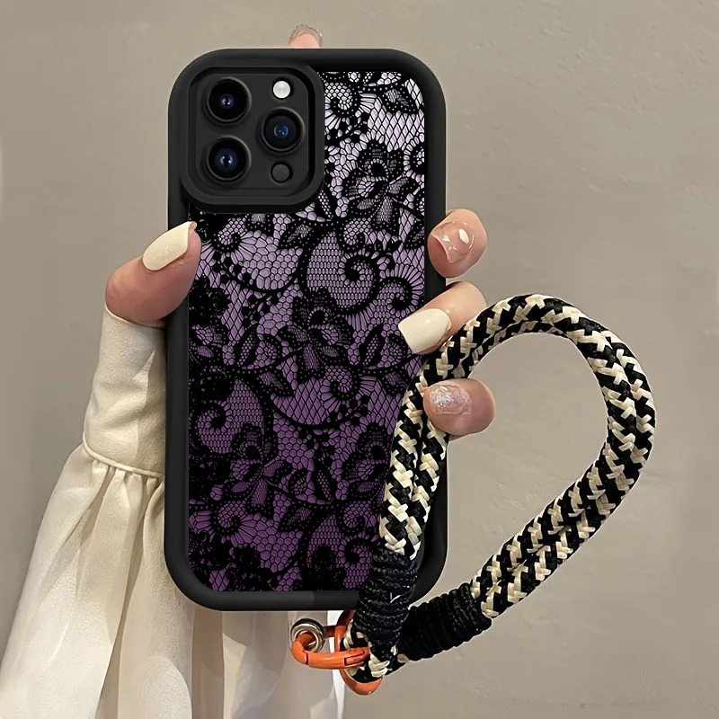 Siyah Mor Dantel Askılı Telefo - Matte Pc Case incelemesi ve fiyatı